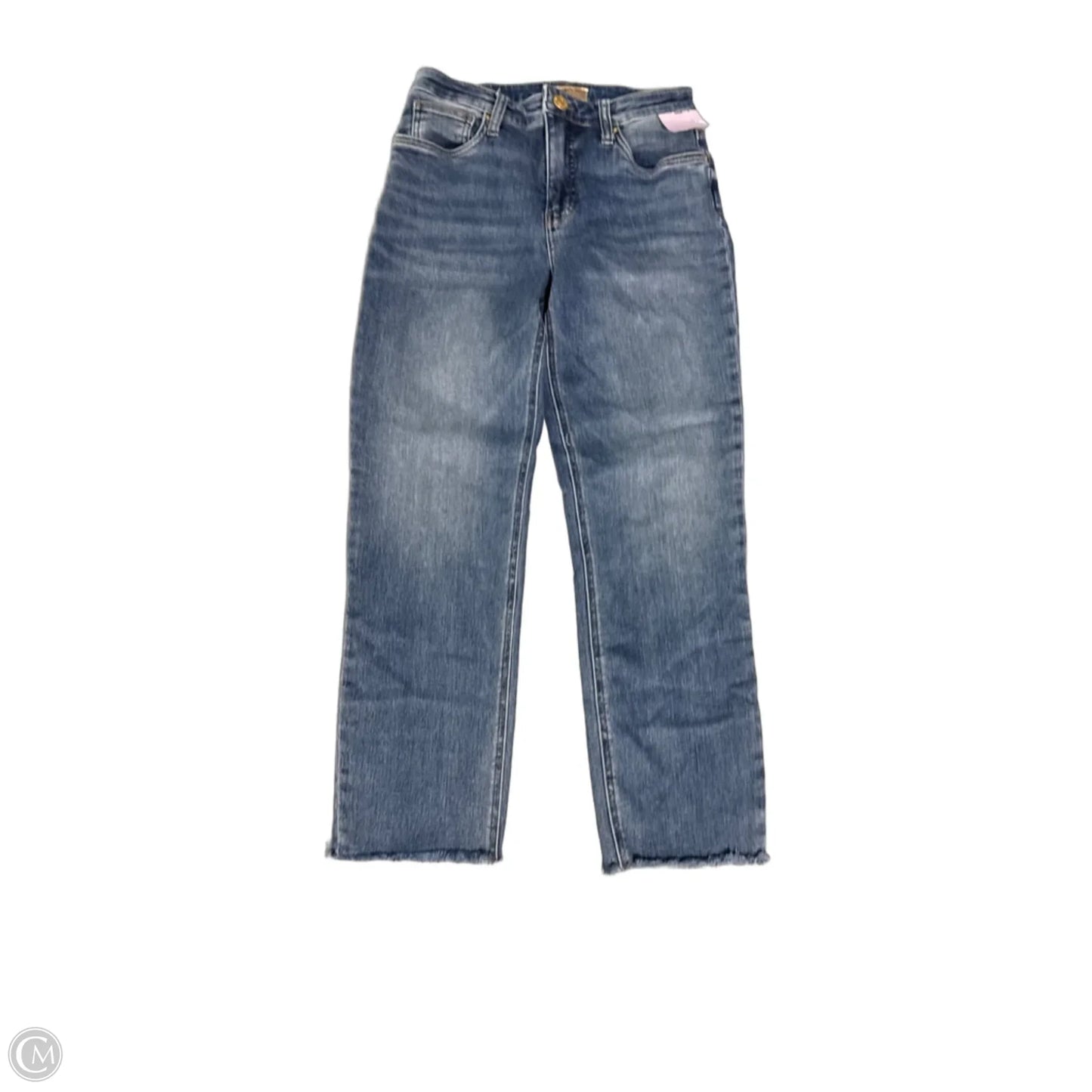 Jeans Straight By Kut In Blue Denim, Size: 4