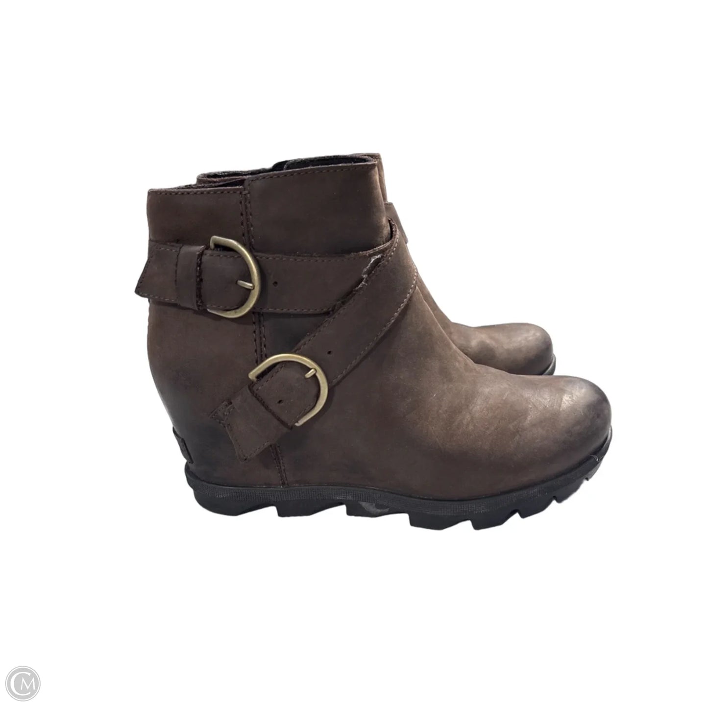 Boots Ankle Flats By Sorel In Brown, Size: 9.5