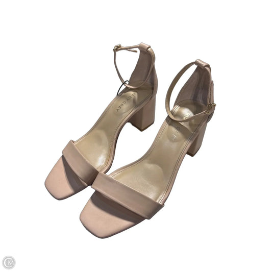 Shoes Heels Block By Birdy Grey In Beige, Size: 8