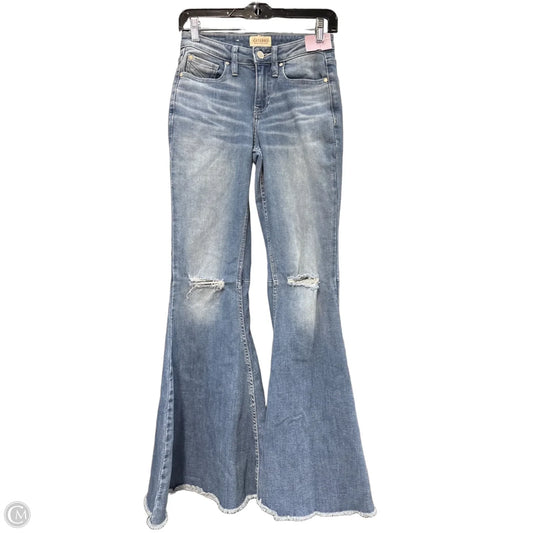 Jeans Wide Leg By Shyanne In Blue Denim, Size: 4