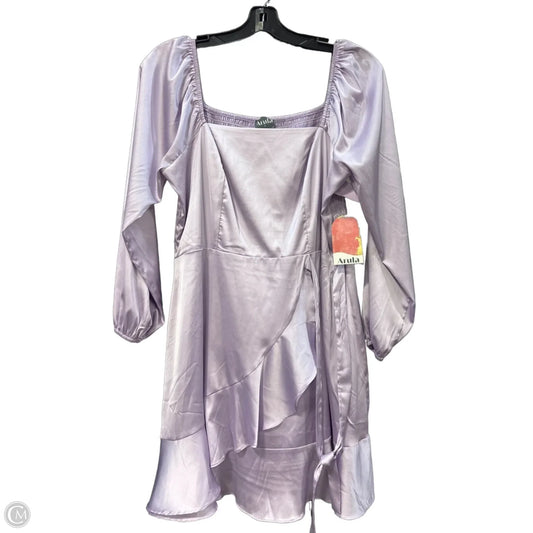 Dress Casual Short By Arula In Purple, Size: Xl