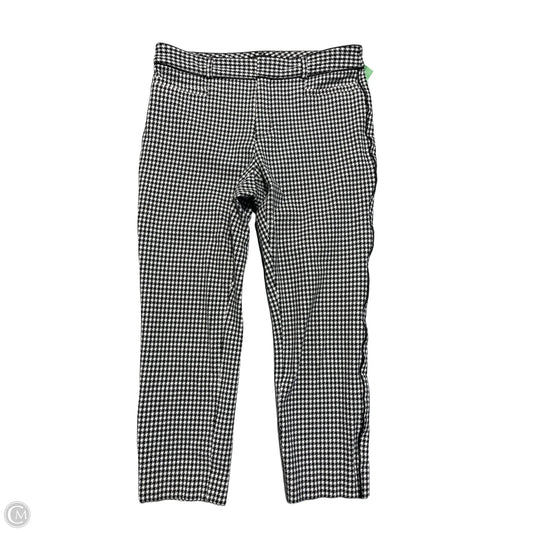 Athletic Pants By Banana Republic In Plaid Pattern, Size: 8