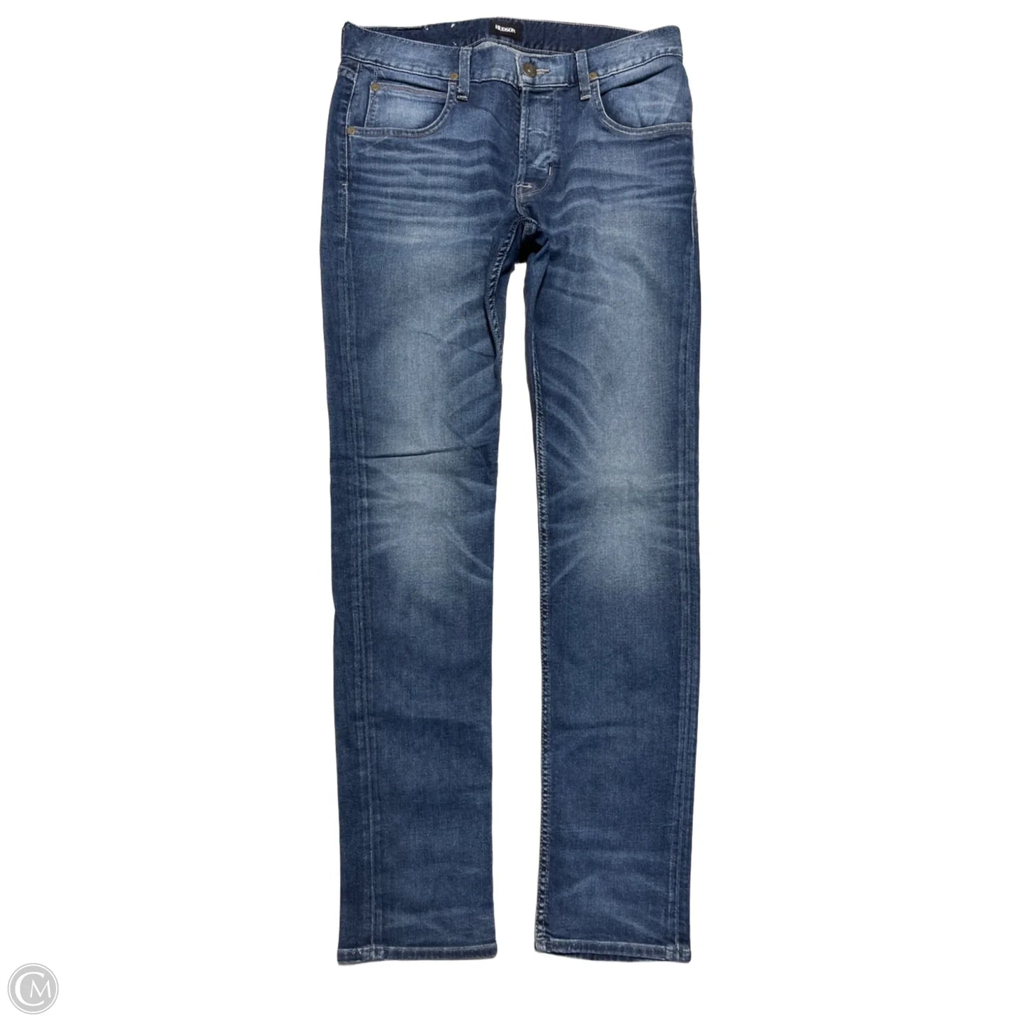 Jeans Boot Cut By Hudson In Blue Denim, Size: 12