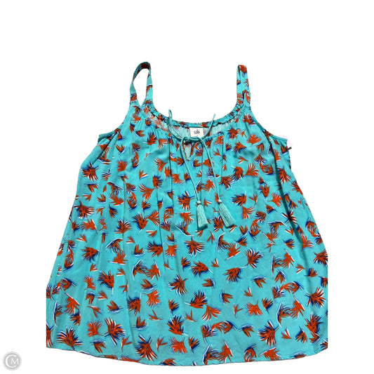 Tank Top By Cabi In Blue, Size: L