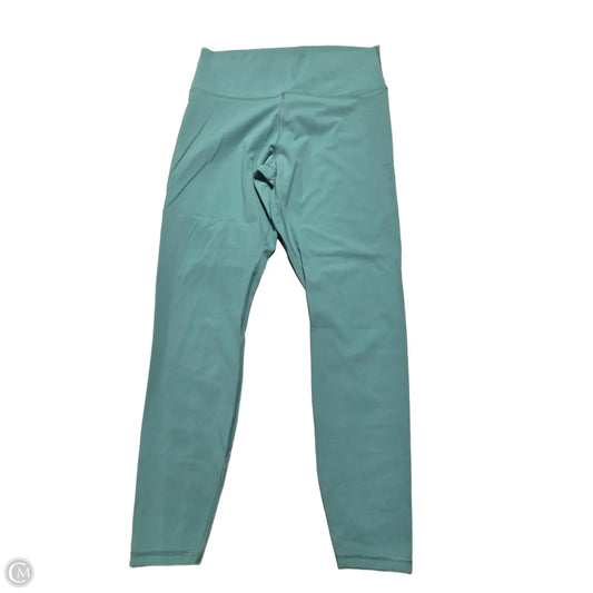 Athletic Leggings By Everlane In Teal, Size: Xl