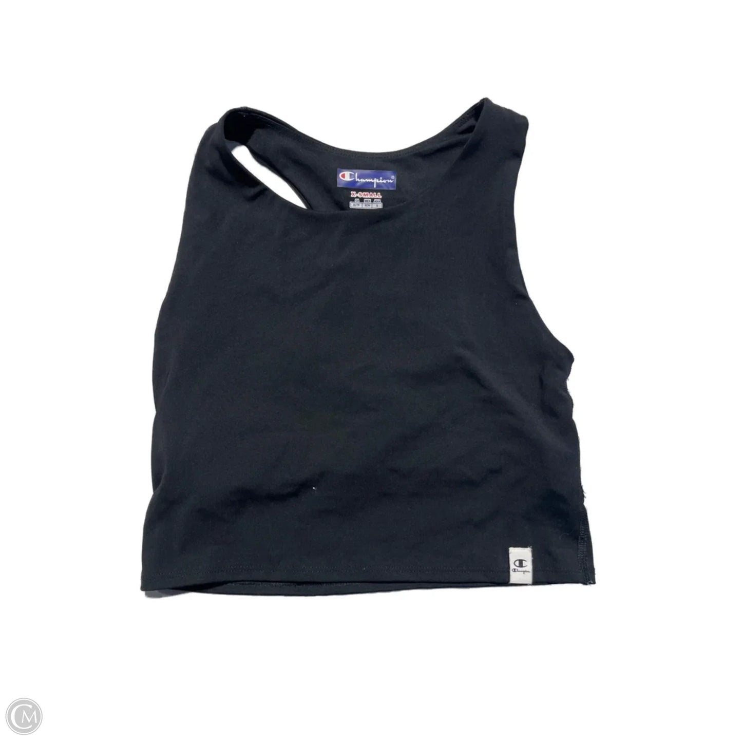 Athletic Tank Top By Champion In Black, Size: Xs