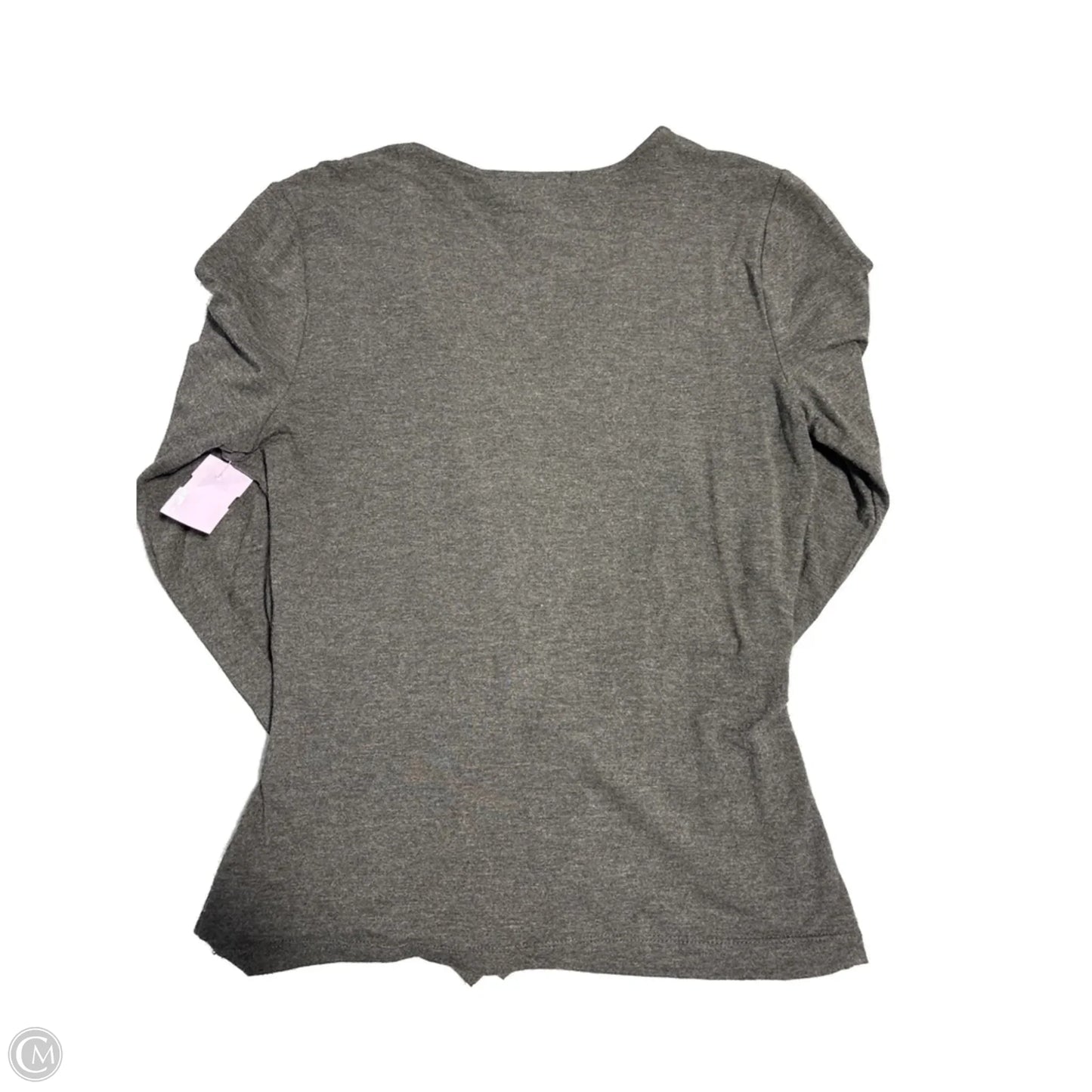 Top Short Sleeve By Lauren By Ralph Lauren In Grey, Size: S