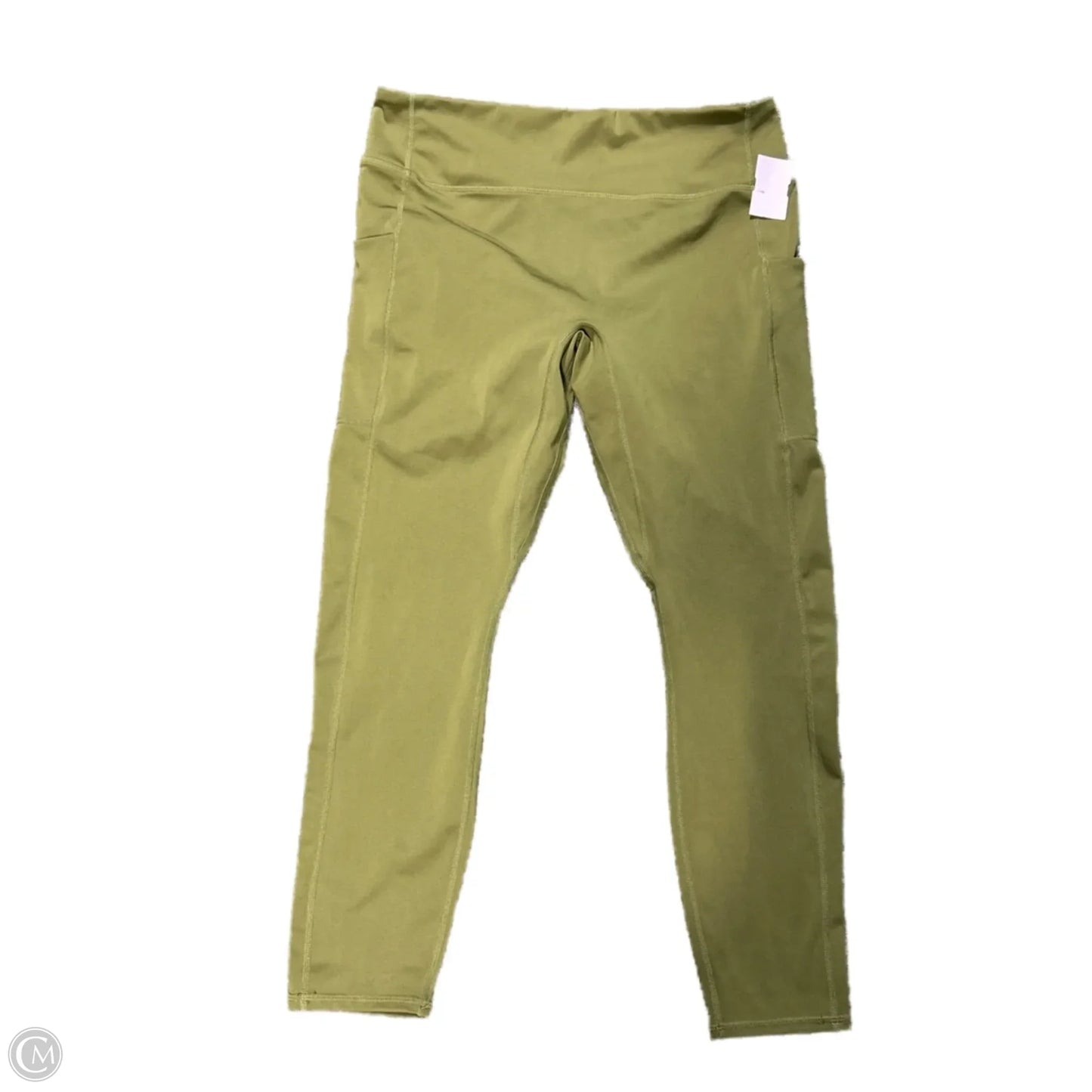 Athletic Leggings By Fabletics In Green, Size: Xl