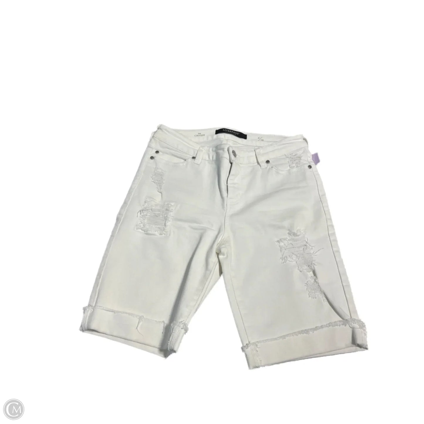 Shorts By Liverpool In White, Size: 6
