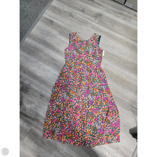 Dress Casual Maxi By J. Crew In Floral Print, Size: Xs