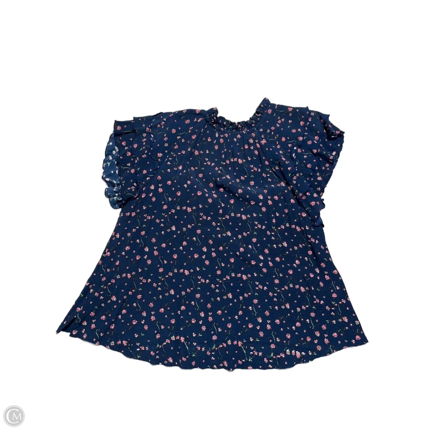 Top Short Sleeve By Cmc In Floral Print, Size: M