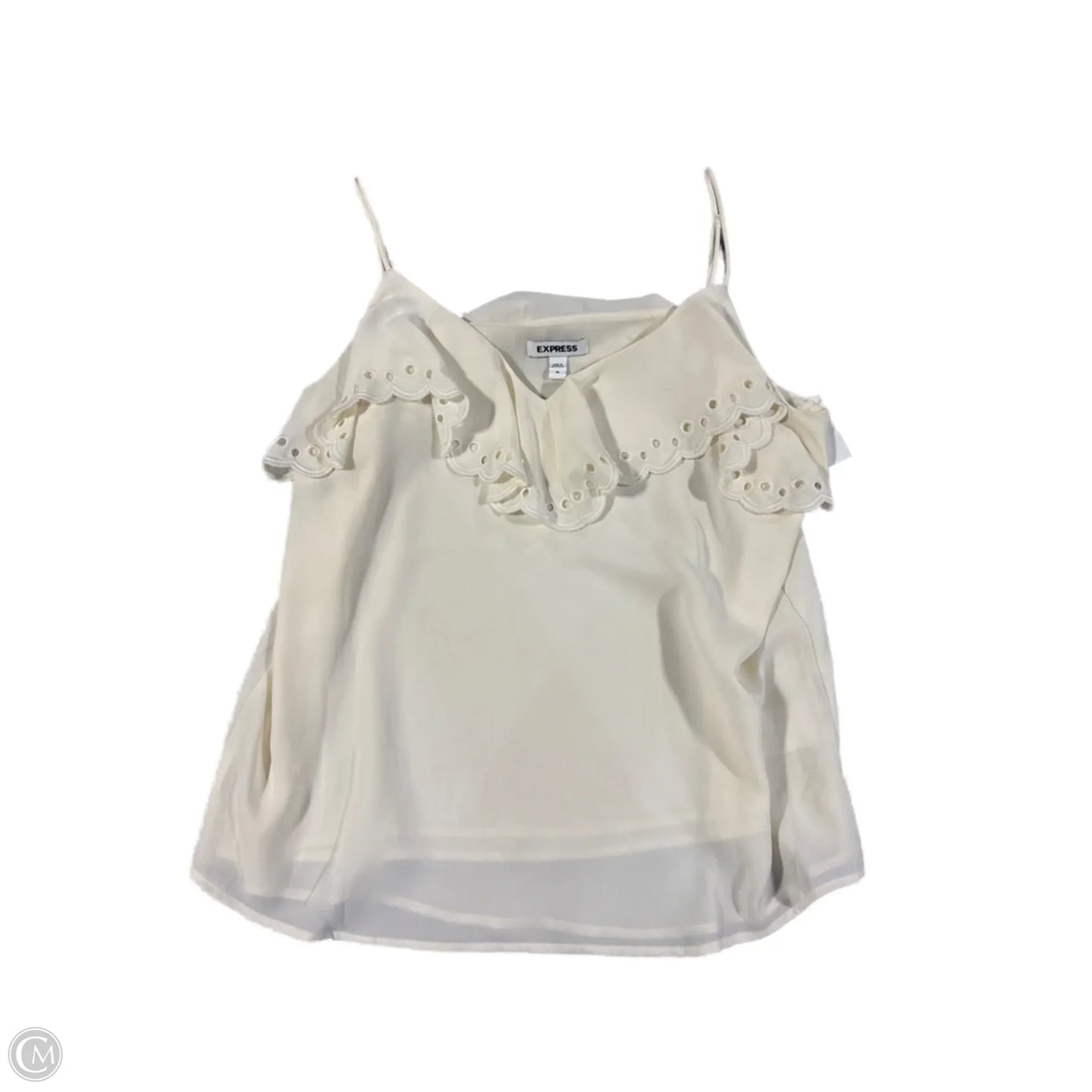 Tank Top By Express In Cream, Size: M