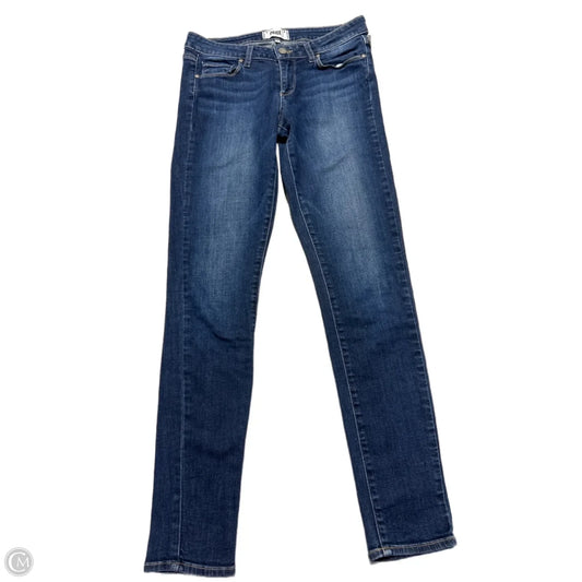 Jeans Skinny By Paige In Blue Denim, Size: 8