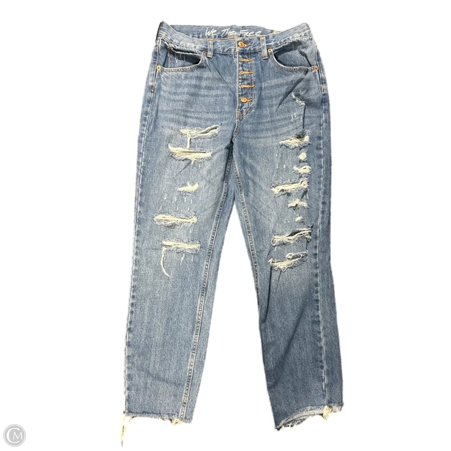 Jeans Straight By We The Free In Blue Denim, Size: 6