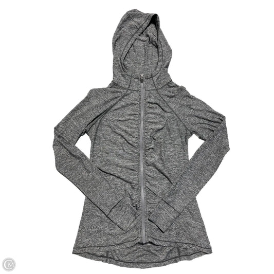 Athletic Jacket By Athleta In Grey, Size: S