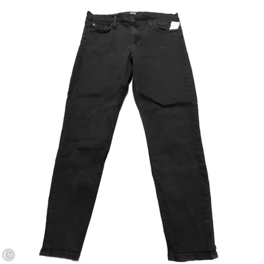 Jeans Skinny By Hudson In Black, Size: 12