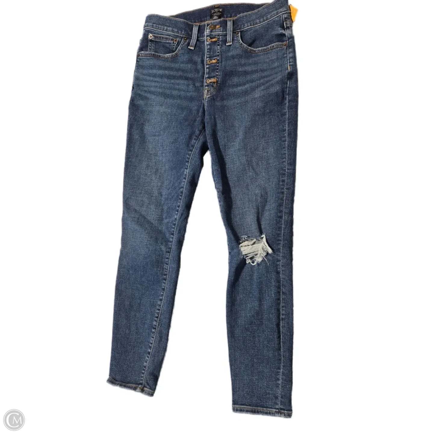 Jeans Straight By J. Crew In Blue Denim, Size: 28