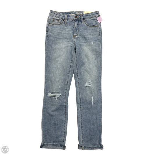 Jeans Straight By Universal Thread In Blue Denim, Size: 0