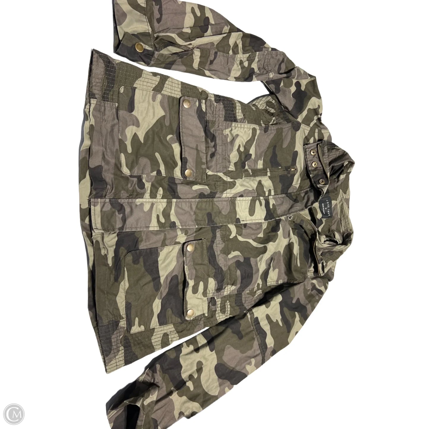 Jacket Other By Love Tree In Camouflage Print, Size: 1x
