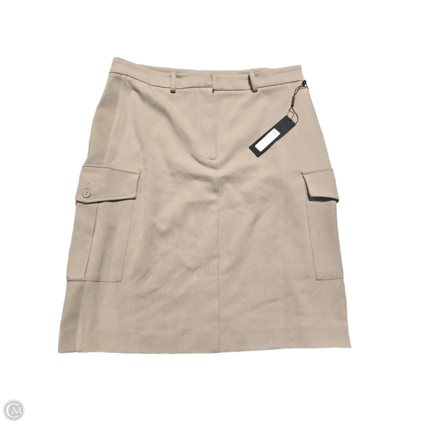 Skirt Midi By Donna Karan In Cream, Size: 12