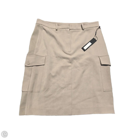 Skirt Midi By Donna Karan In Cream, Size: 12