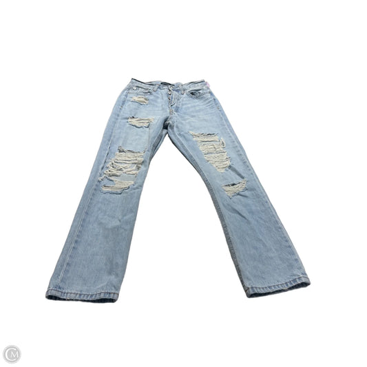 Jeans Straight By Aeropostale In Blue Denim, Size: 2