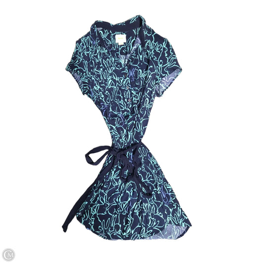 Dress Casual Short By Anthropologie In Navy, Size: L