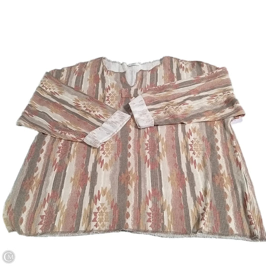 Top Long Sleeve By Jodifl In Multi-colored, Size: S