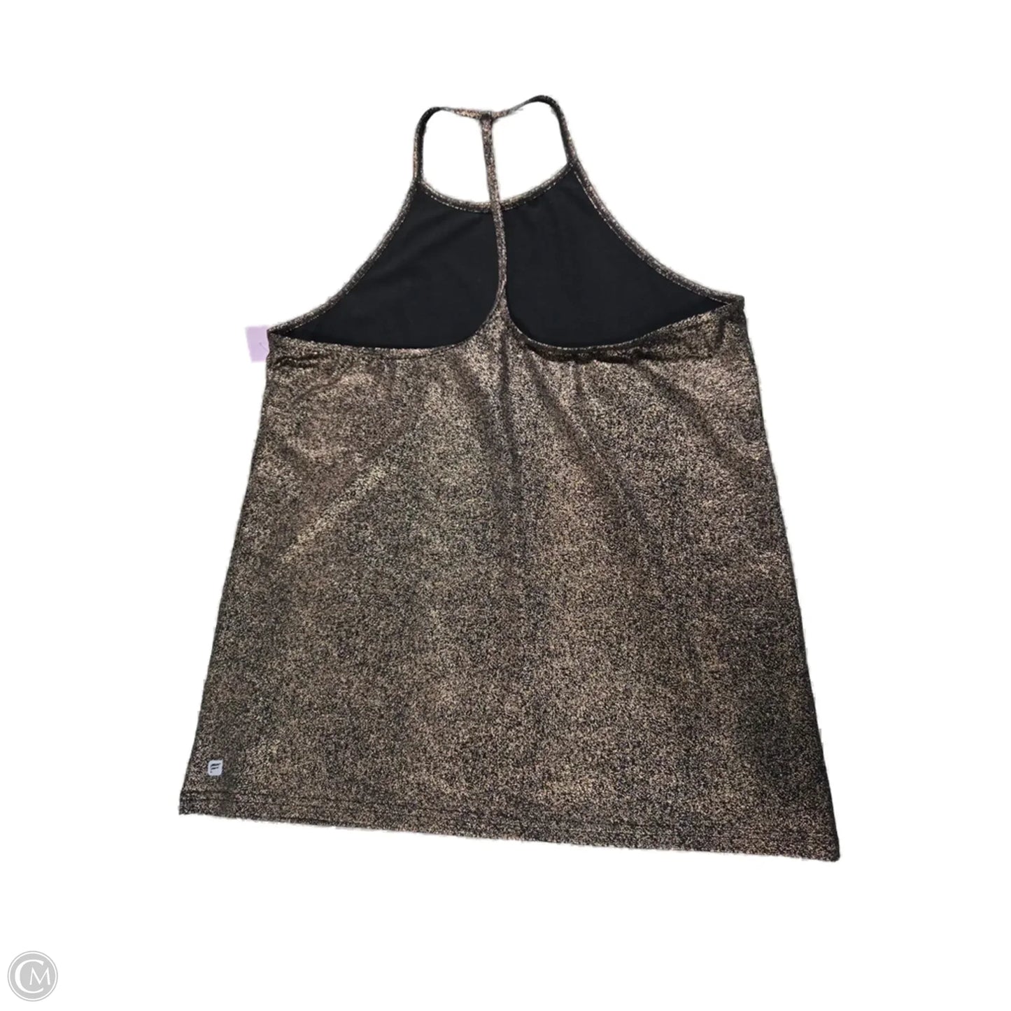 Athletic Tank Top By Fabletics In Gold, Size: L