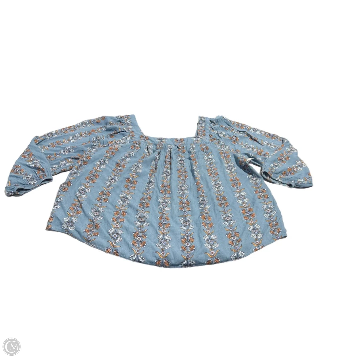 Top Long Sleeve By Sonoma In Floral Print, Size: 2x