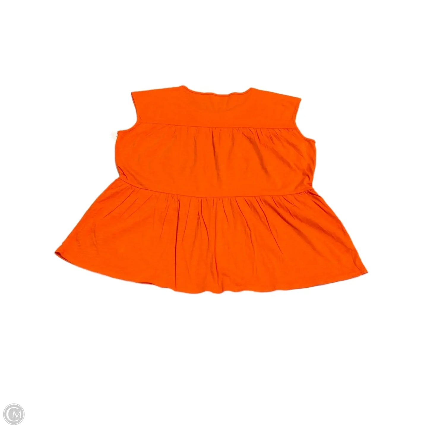 Top Sleeveless Basic By Loft In Orange, Size: M