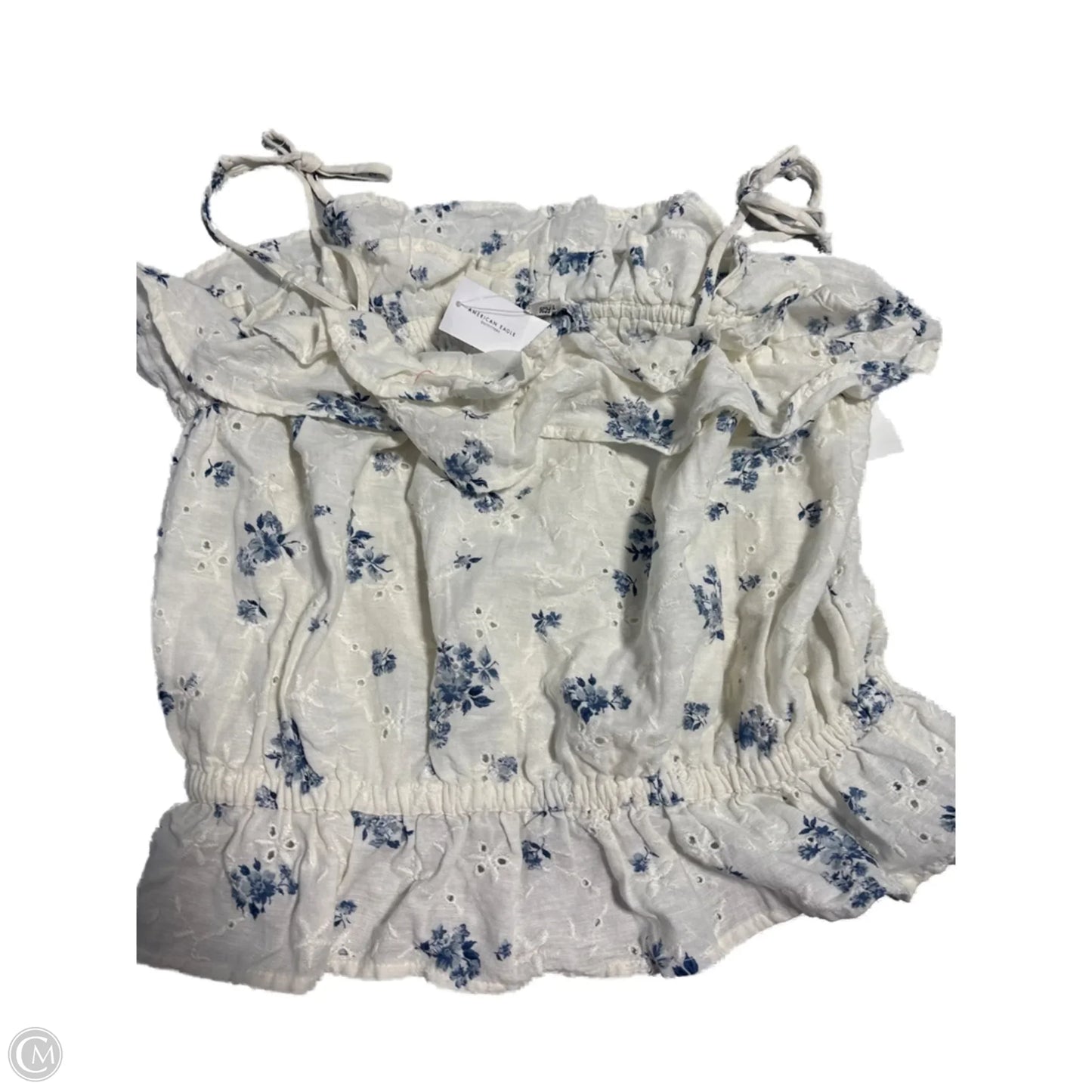 Tank Top By American Eagle In Floral Print, Size: L