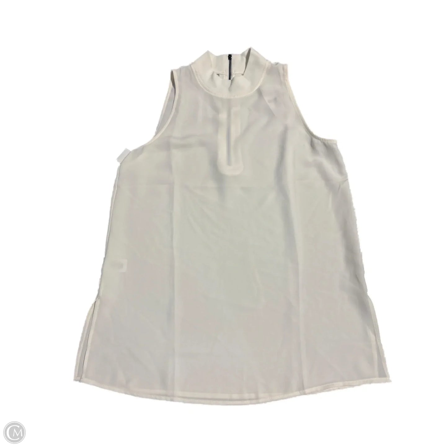 Top Sleeveless By Loft In White, Size: Xs
