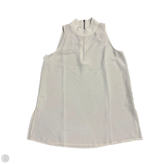 Top Sleeveless By Loft In White, Size: Xs