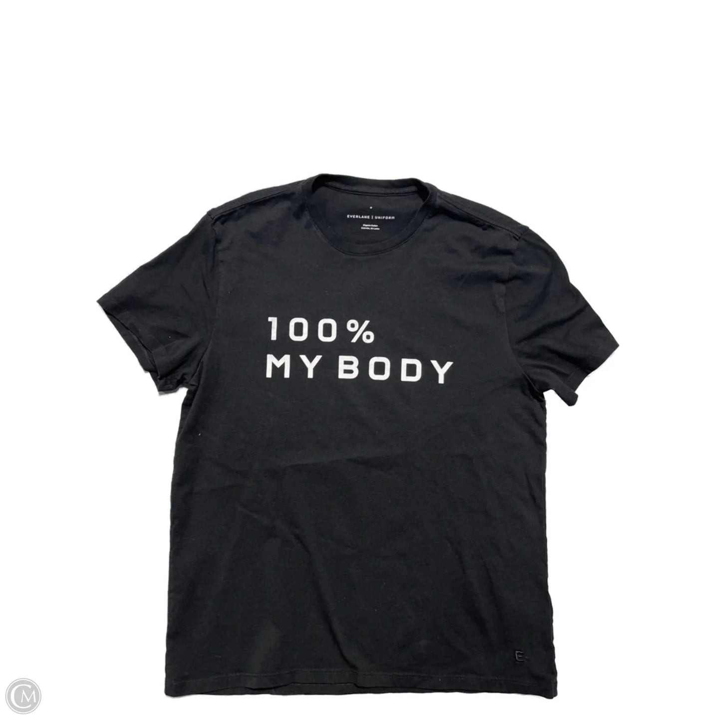 Top Short Sleeve Basic By Everlane In Black, Size: M