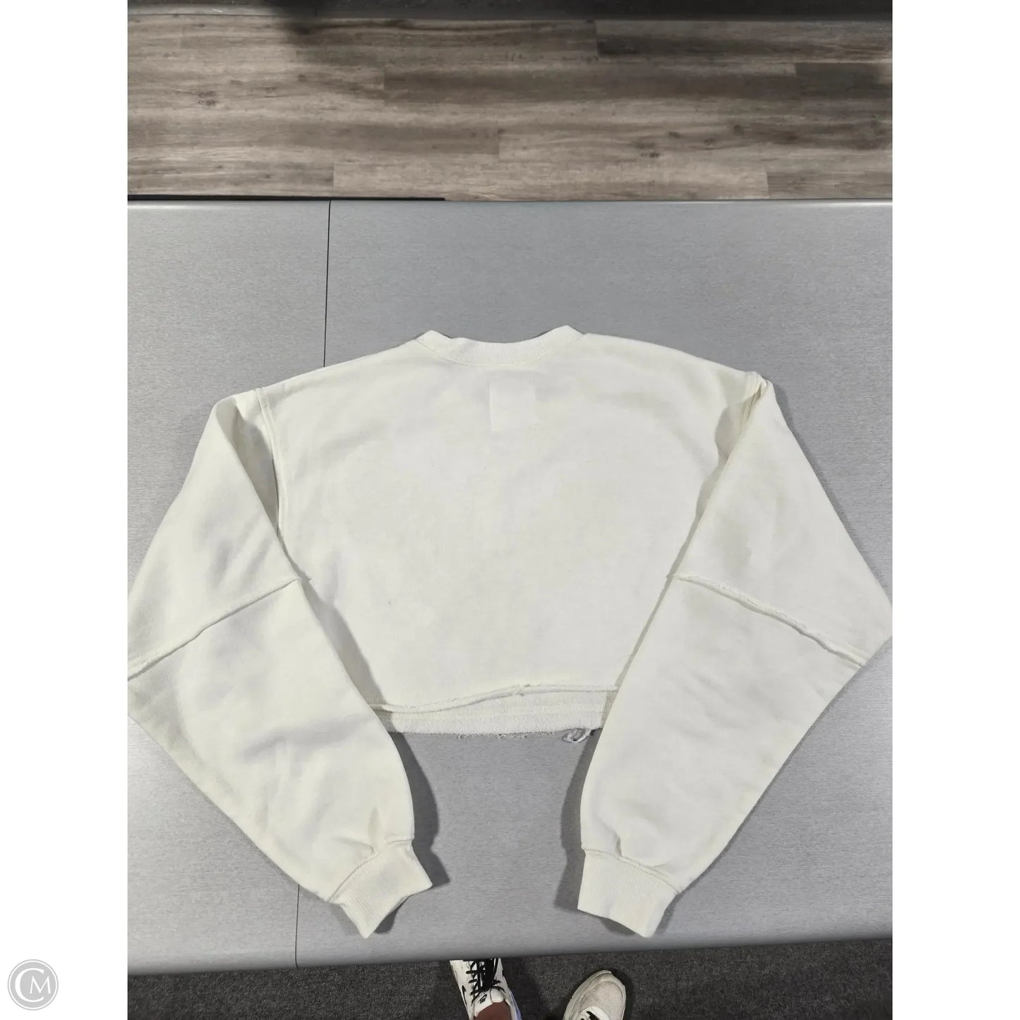 Sweatshirt Crewneck By Cme In White, Size: L