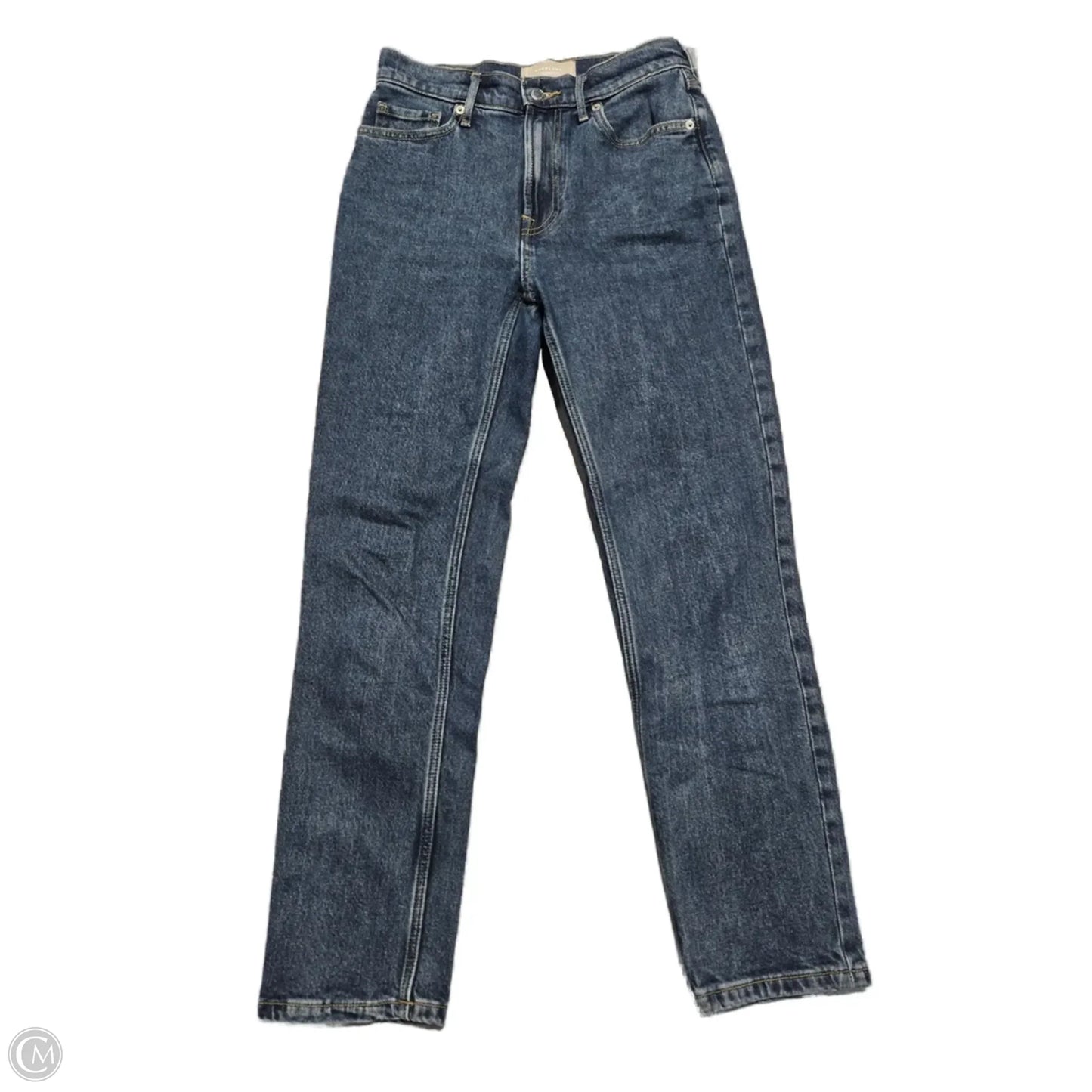 Jeans Straight By Everlane In Blue Denim, Size: 0