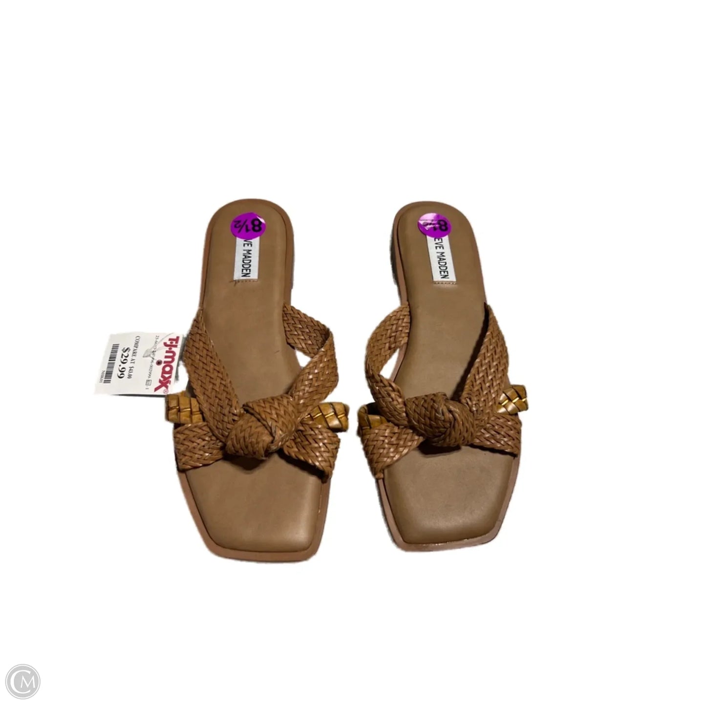 Sandals Flats By Steve Madden In Brown, Size: 8.5