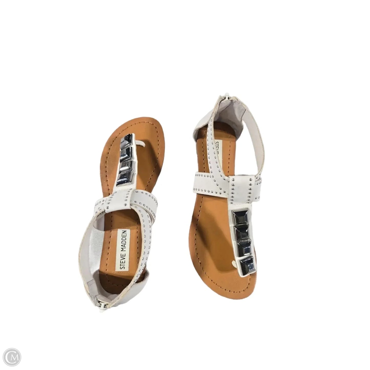 Sandals Flats By Steve Madden In White, Size: 6