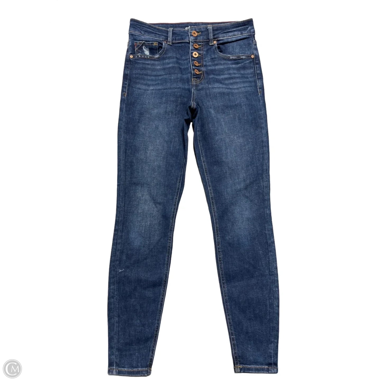 Jeans Skinny By Edgely In Blue Denim, Size: 6