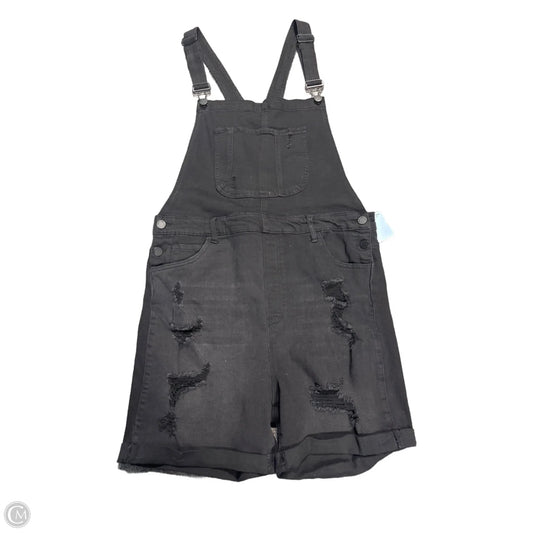 Overalls By Cme In Black Denim, Size: Xl