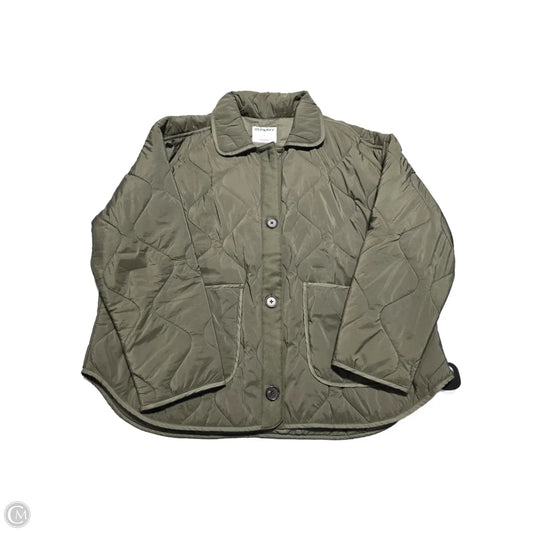 Coat Puffer & Quilted By Old Navy In Green, Size: L