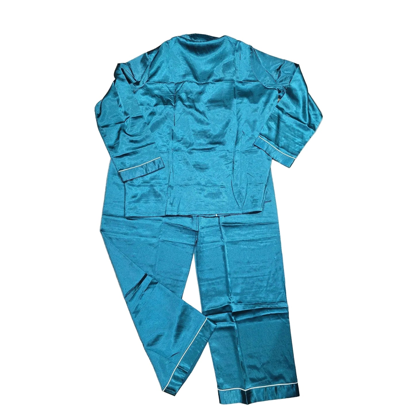 Pajamas 2pc By Ekouaer In Teal, Size: Xl