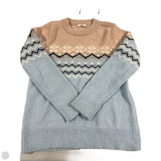 Sweater By Maurices In Blue & Cream, Size: Xs
