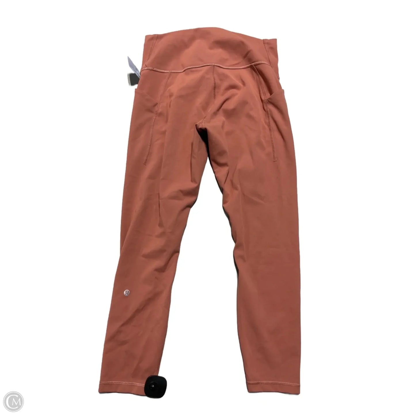 Athletic Leggings By Lululemon In Peach, Size: 12