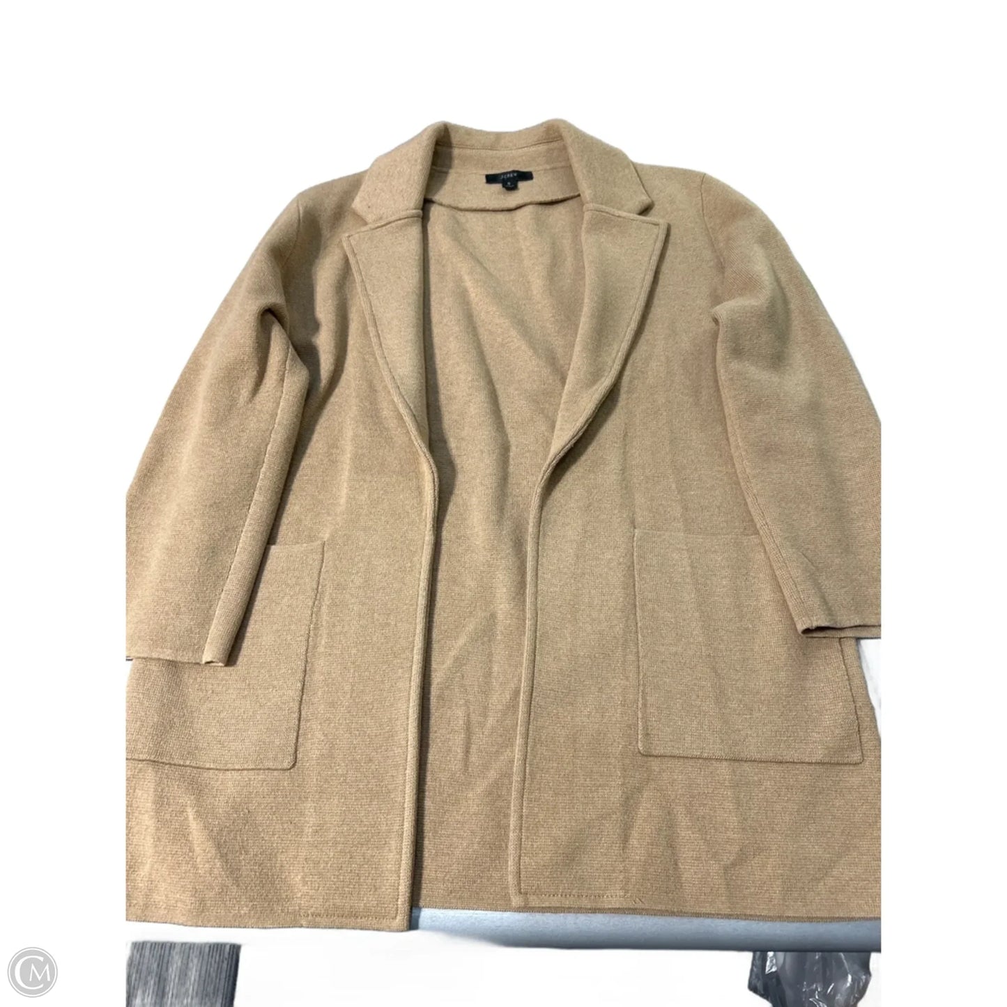 Sweater Cardigan By J. Crew In Tan, Size: S