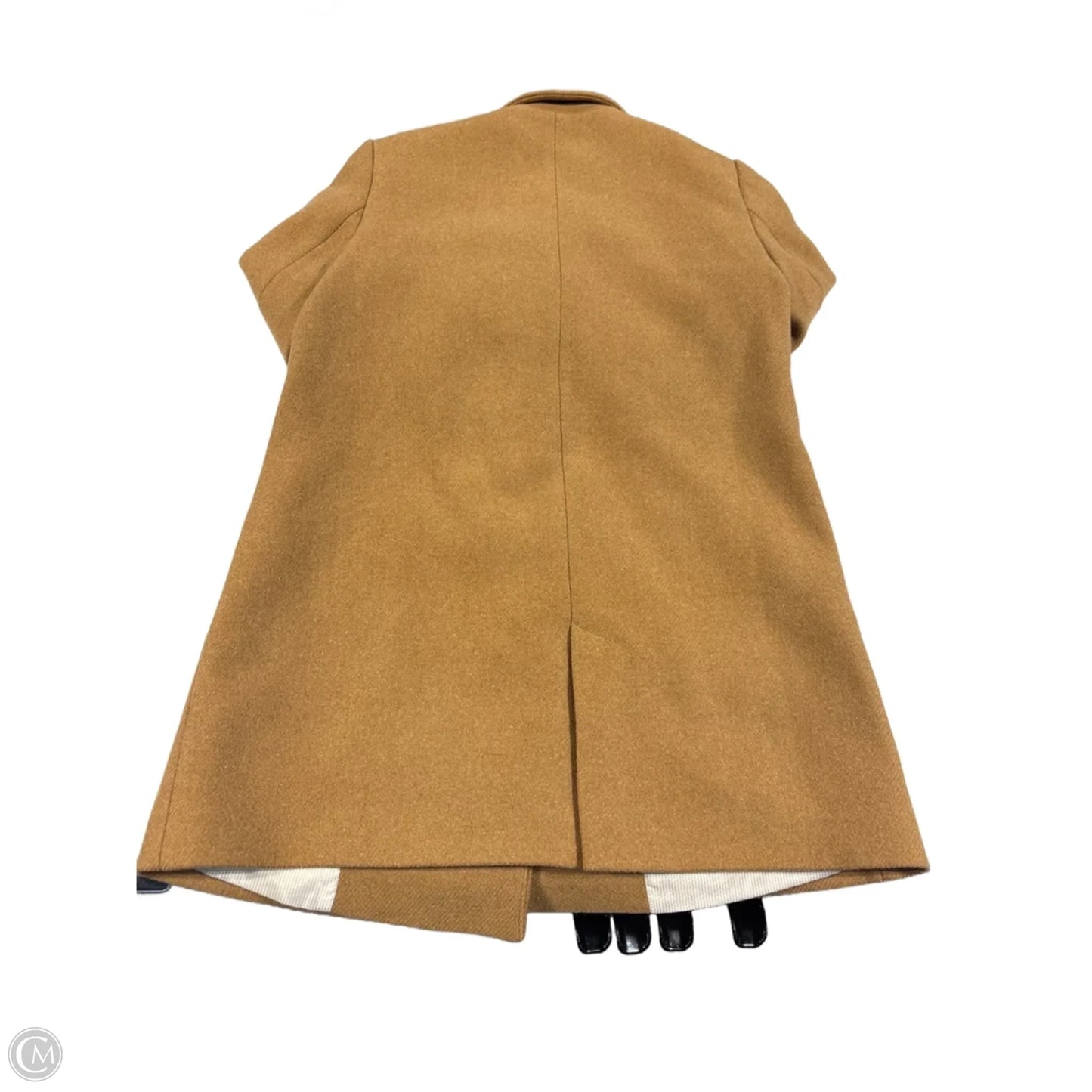 Coat Wool By Zara In Tan, Size: S
