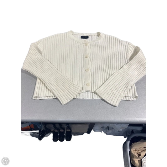 Sweater Cardigan By Asos In Cream, Size: M