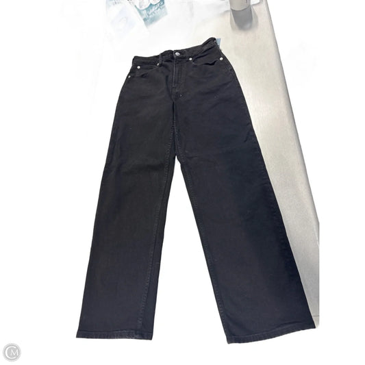 Jeans Straight By Everlane In Black Denim, Size: 4l