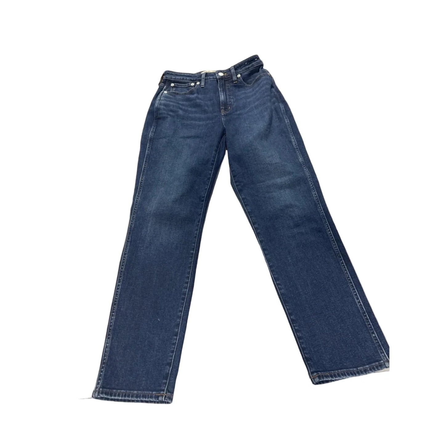 Jeans Straight By Madewell In Blue Denim, Size: 6